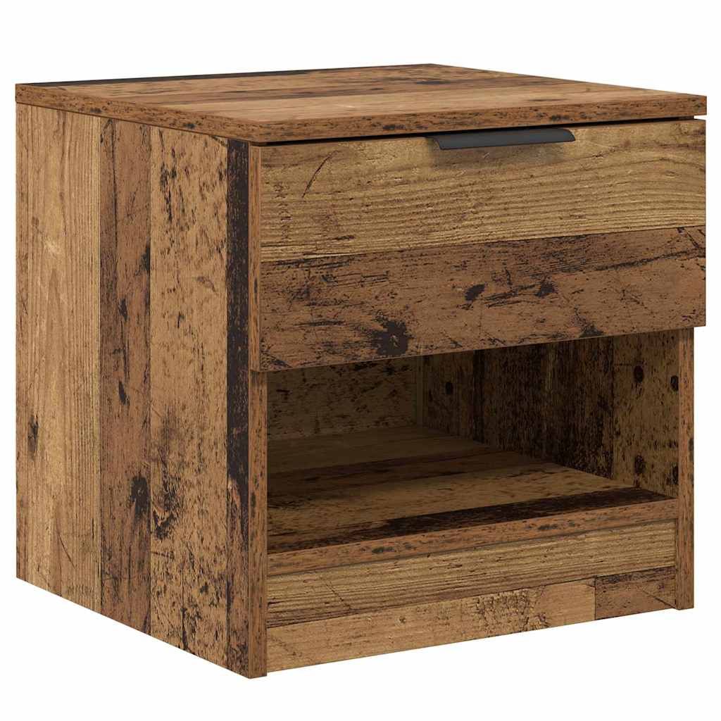 Bedkast Met Lade 2 Pcs 40 X 39 X 40 Cm Bewerkt Hout