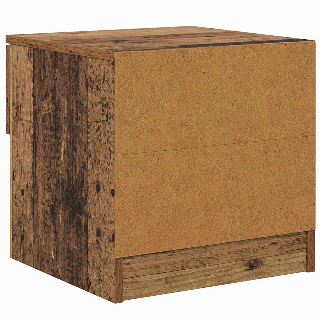 Bedkast Met Lade 2 Pcs 40 X 39 X 40 Cm Bewerkt Hout