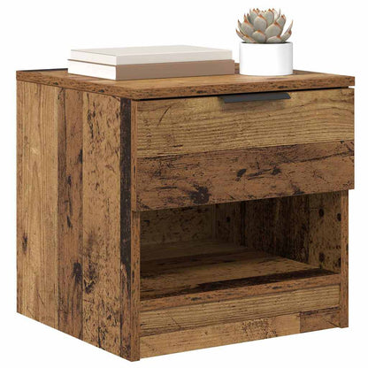 Bedkast Met Lade 2 Pcs 40 X 39 X 40 Cm Bewerkt Hout