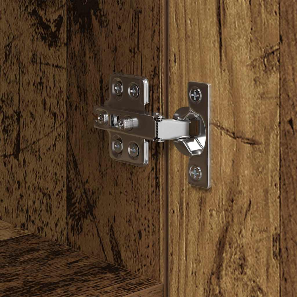 Dressoir 30 X 30 X 70 Cm Bewerkt Hout