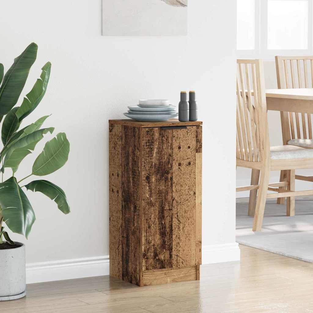 Dressoir 30 X 30 X 70 Cm Bewerkt Hout