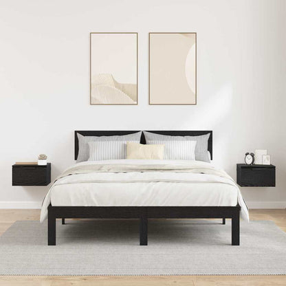 Nachtkastje 2 Pcs 34 X 30 X 20 Cm Bewerkt Hout