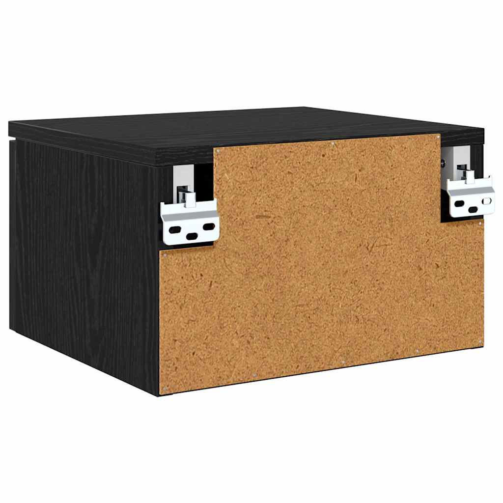 Nachtkastje 2 Pcs 34 X 30 X 20 Cm Bewerkt Hout
