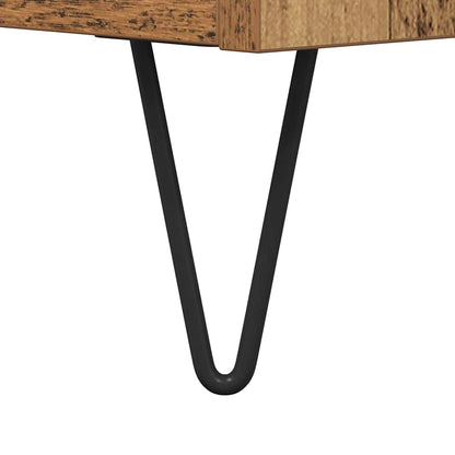 Dressoir Met Lade 35 X 40 X 70 Cm Bewerkt Hout