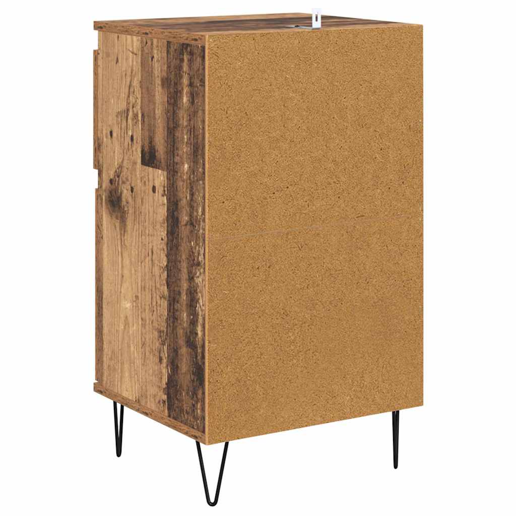 Dressoir Met Lade 35 X 40 X 70 Cm Bewerkt Hout