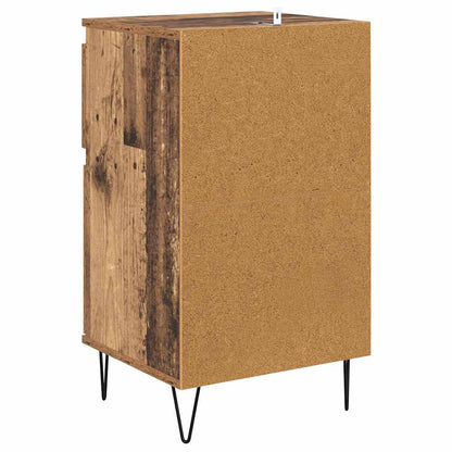 Dressoir Met Lade 35 X 40 X 70 Cm Bewerkt Hout