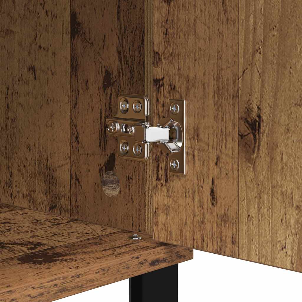 Dressoir Met Lade 35 X 40 X 70 Cm Bewerkt Hout