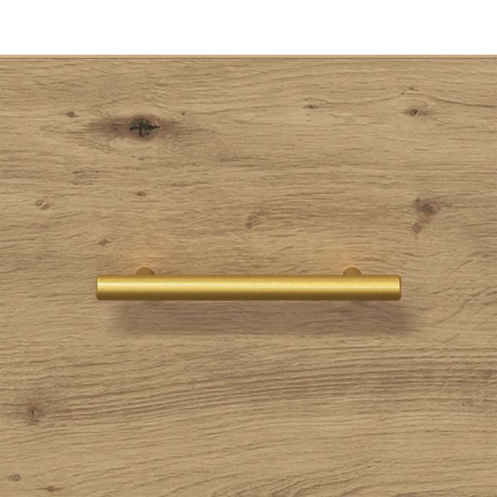 Nachtkastje Met Lade 2 Pcs Bruin 40 X 35 X 47,5 Cm Bewerkt Hout
