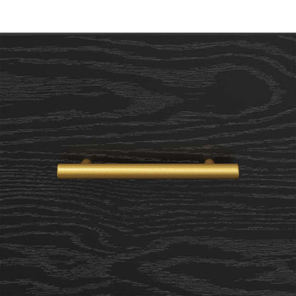 Nachtkastje Met Lade 2 Pcs Zwart 40 X 35 X 47,5 Cm Bewerkt Hout