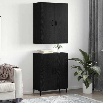 Highboard 69,5 X 34 X 180 Cm Bewerkt Hout