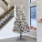 Kerstboom Met Decoratieve Touwlichten Wit 300 Cm Pvc