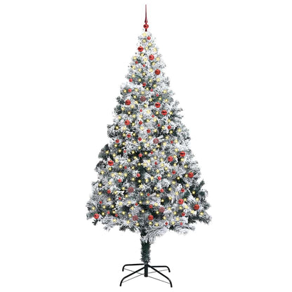 Kerstboom Met Decoratieve Touwlichten Wit 300 Cm Pvc