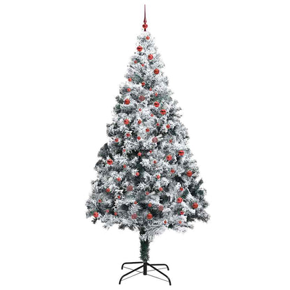 Kerstboom Met Decoratieve Touwlichten Wit 300 Cm Pvc