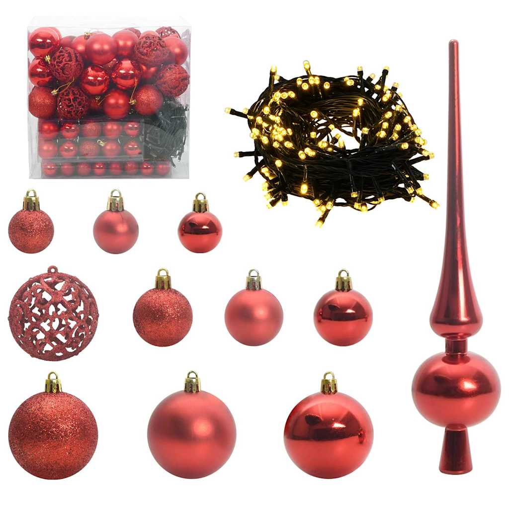 Kerstboom Met Decoratieve Touwlichten Wit 300 Cm Pvc