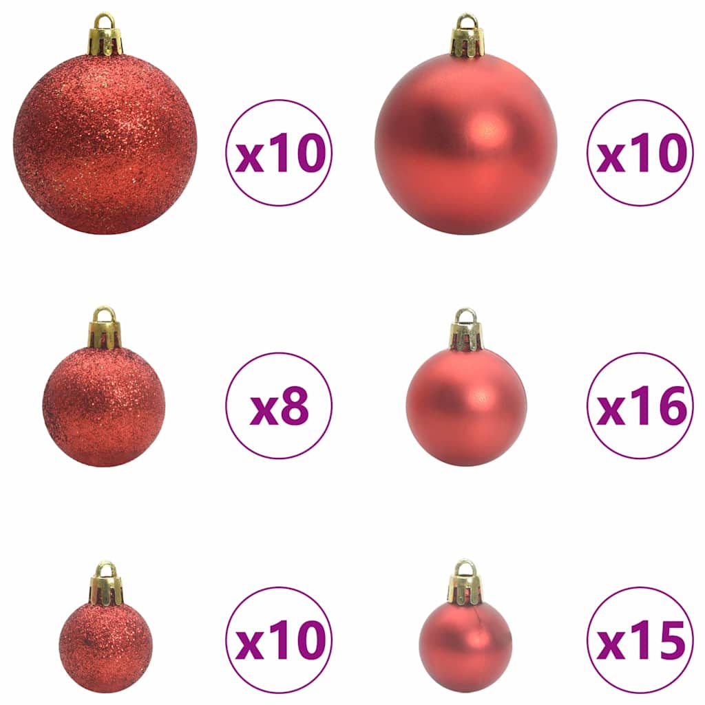 Kerstboom Met Decoratieve Touwlichten Wit 300 Cm Pvc