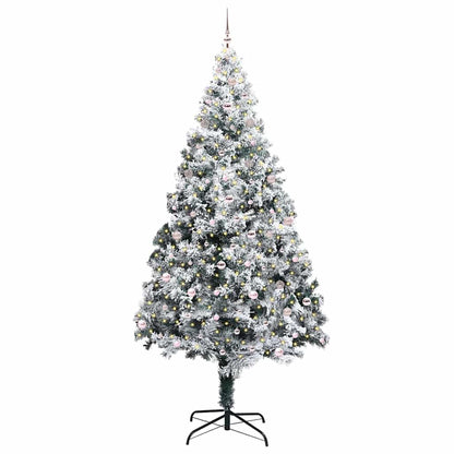 Kerstboom Met Decoratieve Touwlichten Wit 300 Cm Pvc