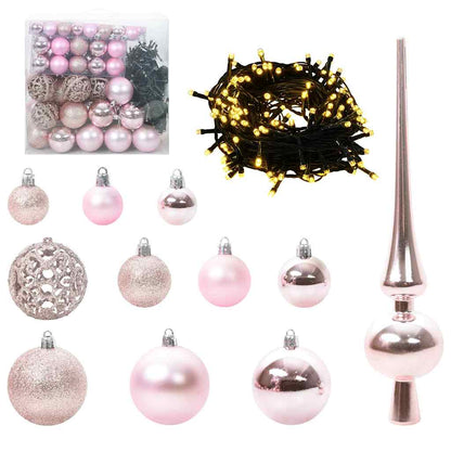 Kerstboom Met Decoratieve Touwlichten Wit 300 Cm Pvc