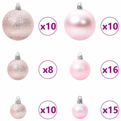 Kerstboom Met Decoratieve Touwlichten Wit 300 Cm Pvc