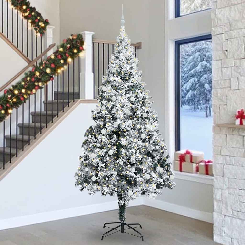 Kerstboom Met Decoratieve Touwlichten 300 Cm Pvc
