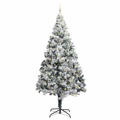 Kerstboom Met Decoratieve Touwlichten Wit 300 Cm Pvc
