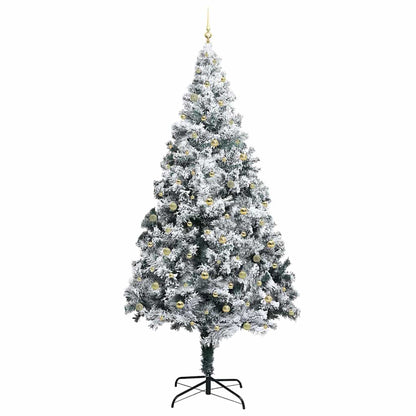 Kerstboom Met Decoratieve Touwlichten Wit 300 Cm Pvc