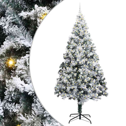 Kerstboom Met Decoratieve Touwlichten Wit 300 Cm Pvc