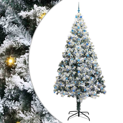 Kerstboom Met Decoratieve Touwlichten Wit 300 Cm Pvc