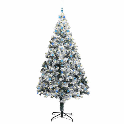 Kerstboom Met Decoratieve Touwlichten Wit 300 Cm Pvc