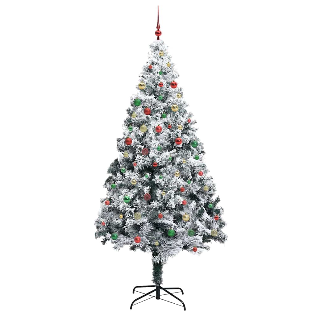 Kerstboom Met Decoratieve Touwlichten Wit 300 Cm Pvc