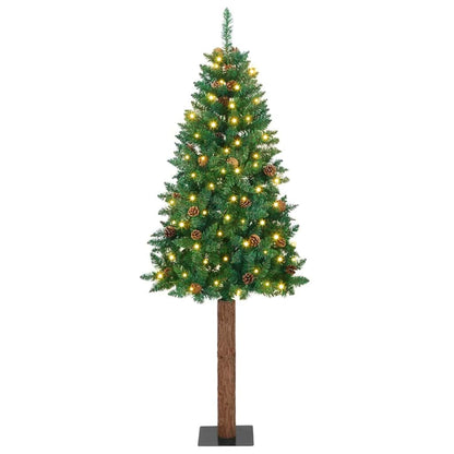 Slanke Kerstboom Pvc En Massief Dennenhout