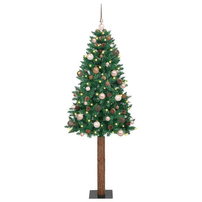 Slanke Kerstboom Pvc En Massief Dennenhout