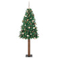 Slanke Kerstboom Pvc En Massief Dennenhout