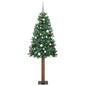 Slanke Kerstboom Pvc En Massief Dennenhout