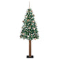 Slanke Kerstboom Pvc En Massief Dennenhout
