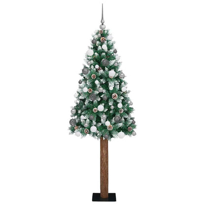 Slanke Kerstboom Pvc En Massief Dennenhout