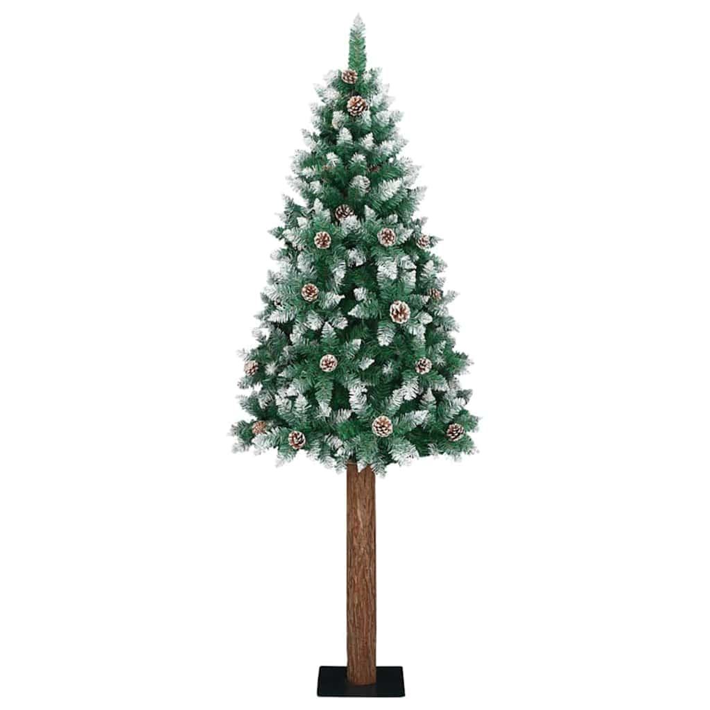 Slanke Kerstboom Pvc En Massief Dennenhout