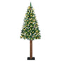 Slanke Kerstboom Pvc En Massief Dennenhout