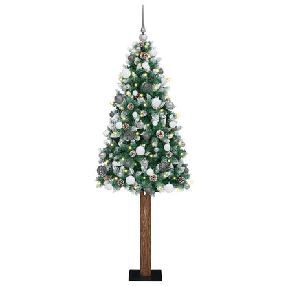 Slanke Kerstboom Pvc En Massief Dennenhout