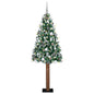 Slanke Kerstboom Pvc En Massief Dennenhout