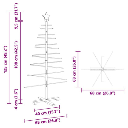 Houten Kerstboom Met Standaard Bamboe