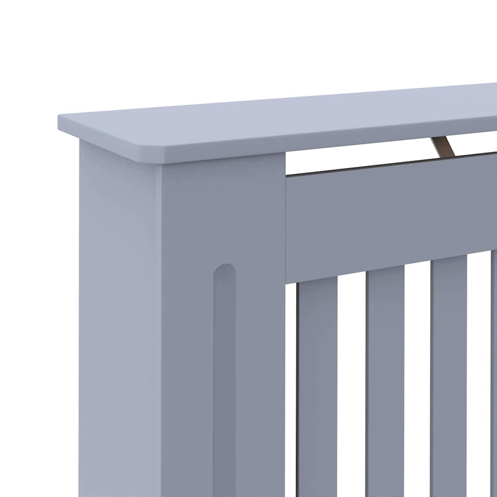 Radiatorcover 2 Pcs Grijs 112X19X81.5Cm Engineeredhout