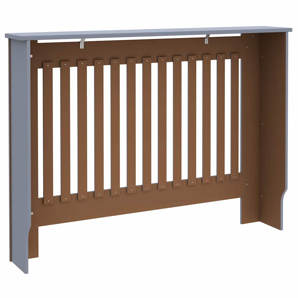 Radiatorcover 2 Pcs Grijs 112X19X81.5Cm Engineeredhout