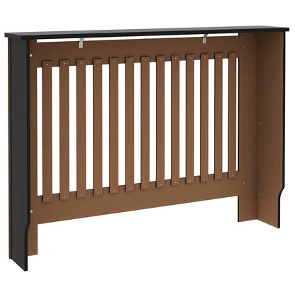 Radiatorafdekking 2 Pcs 112X19X81.5Cm Bewerkt Hout