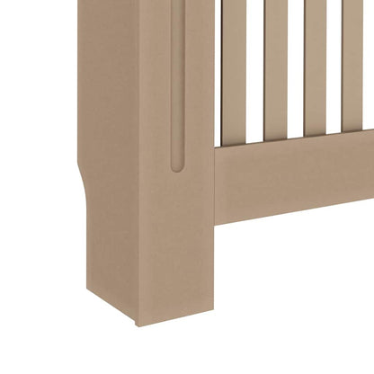 Radiatorafdekking 2 Pcs 112X19X81.5Cm Bewerkt Hout