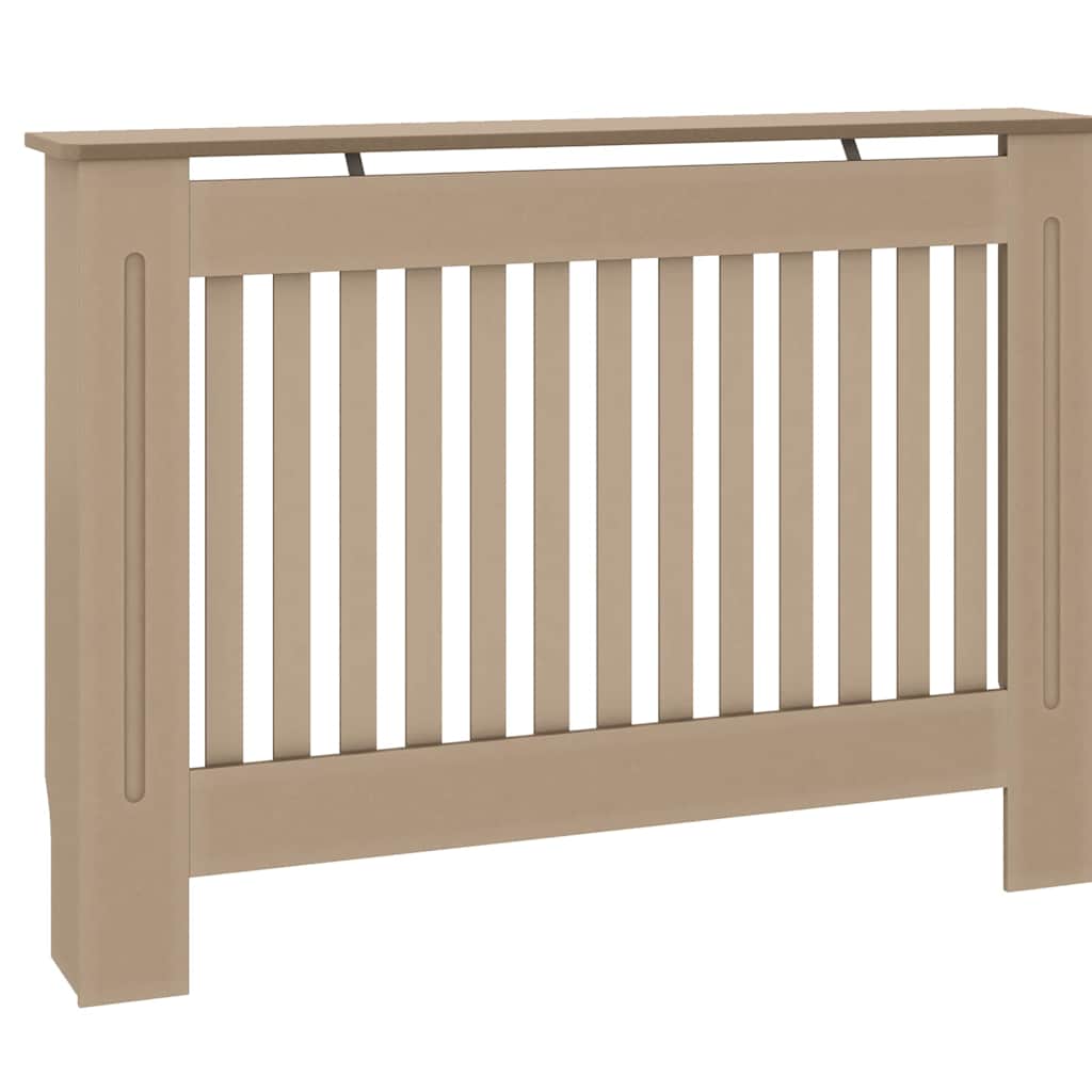 Radiatorafdekking 2 Pcs 112X19X81.5Cm Bewerkt Hout