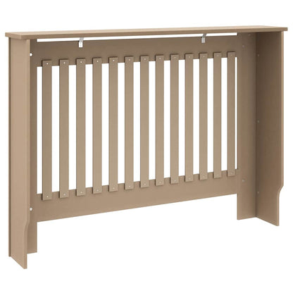 Radiatorafdekking 2 Pcs 112X19X81.5Cm Bewerkt Hout