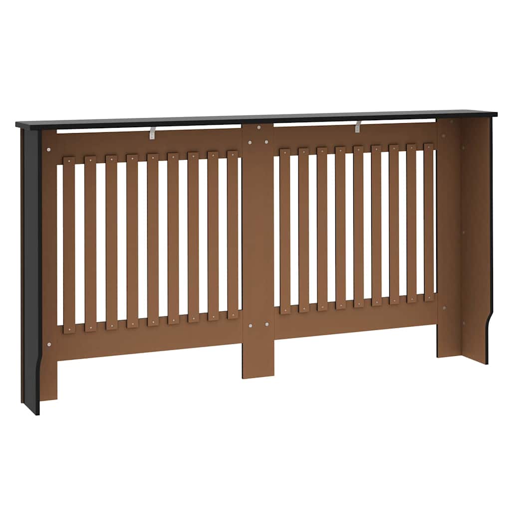 Radiatorafdekking 2 Pcs 152X19X81.5Cm Bewerkt Hout