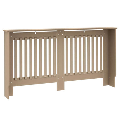 Radiatorafdekking 2 Pcs 152X19X81.5Cm Bewerkt Hout