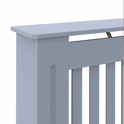 Radiatorafdekking 2 Pcs Grijs 172X19X81.5Cm Bewerkt Hout
