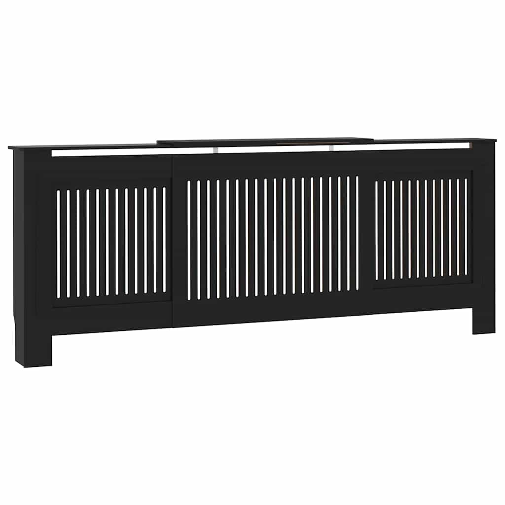 Radiatorafdekking 2 Pcs 205X20.5X81.5Cm Bewerkt Hout